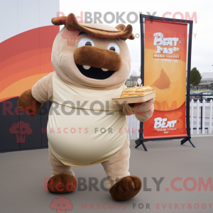 Mascot karakter van een Tan...