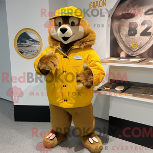 Mascottekarakter van een...