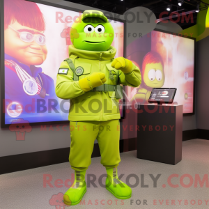 Mascottekarakter van een...