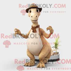 Mascot karakter van een Tan...