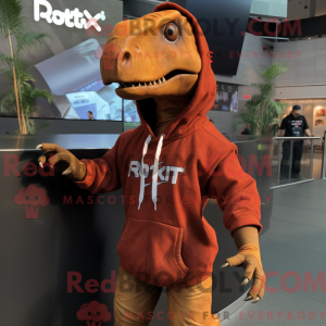 Mascot character of a Rust...