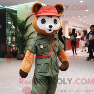 Mascot character of a Olive...