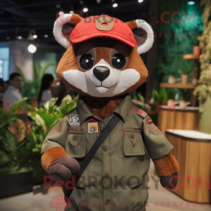 Mascottefiguur van een...