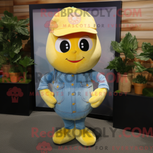 Mascot character of a Lemon...