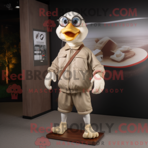 Personnage mascotte d Oies...