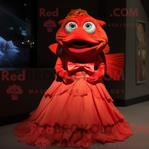 Mascot character of a Red...