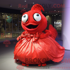 Mascot character of a Red...