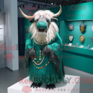 Personaje mascota de un yak...