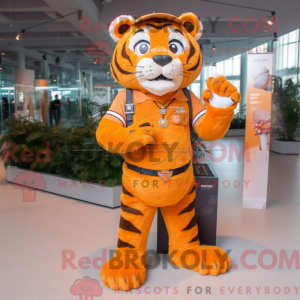 Mascot karakter van een...