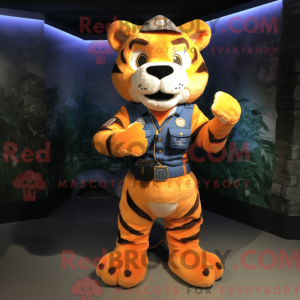 Mascot karakter van een...