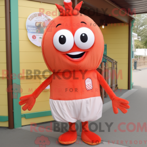 Mascot character of a Red...