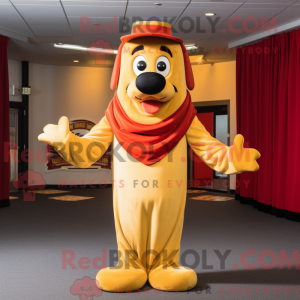 Maskottchen eines goldenen...