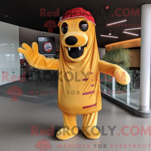 Mascottekarakter van een...