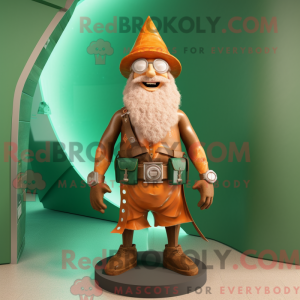 Maskotfigur av en Rust...