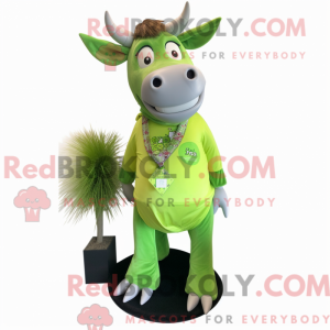 Mascot character of a Lime...