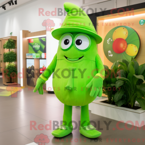 Mascot character of a Lime...