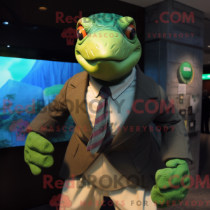 Mascottefiguur van een...