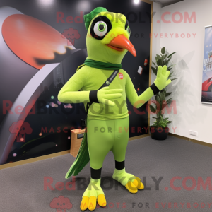 Mascot character of a Lime...