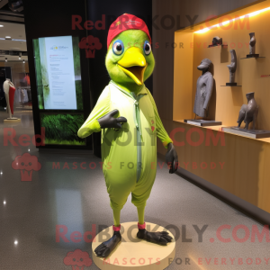 Mascottefiguur van een...