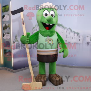 Mascot character of a Olive...