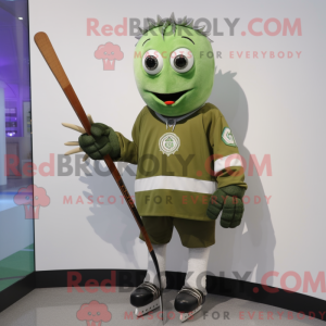 Mascot character of a Olive...