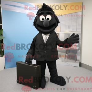Mascot character of a Black...