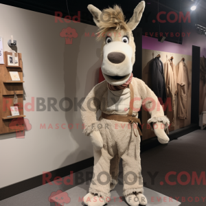 Mascottefiguur van een...