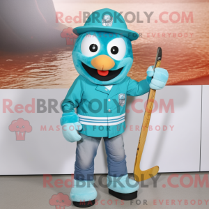 Mascot karakter van een...