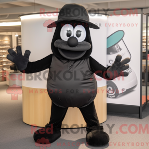 Mascot character of a Black...