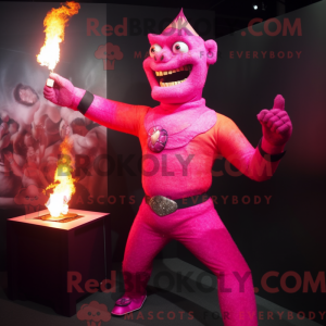 Mascot karakter van een...