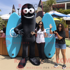 Mascot character of a Black...