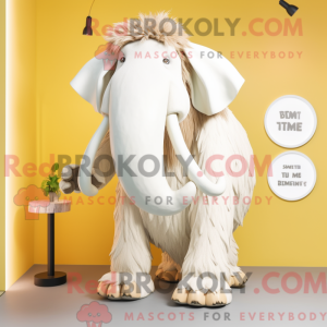 Mascot character of a White...