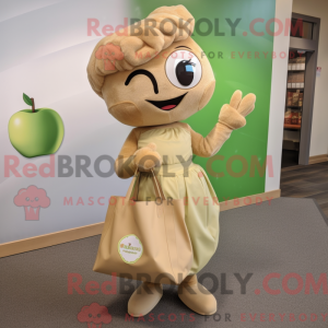 Mascot karakter van een Tan...