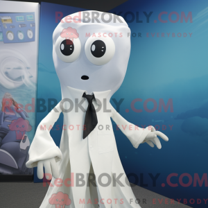 Mascot character of a White...