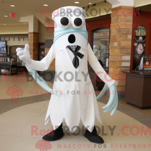 Mascot character of a White...