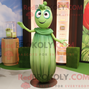 Mascot character of a Olive...
