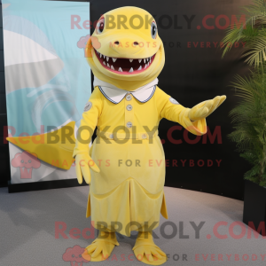 Mascot character of a Lemon...