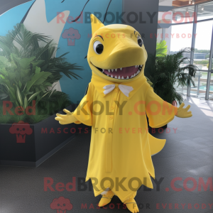 Mascot character of a Lemon...