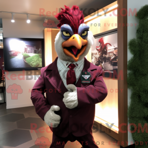 Personaje mascota de gallos...