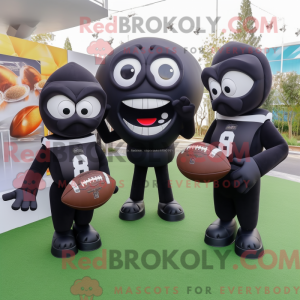 Mascot character of a Black...