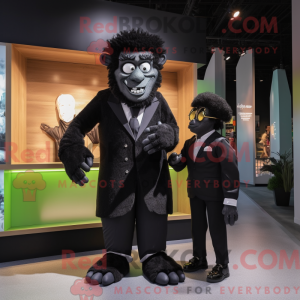 Mascot character of a Black...