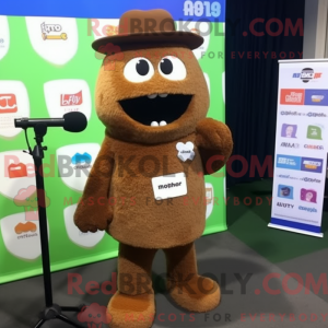 Mascottefiguur van een...