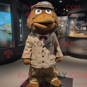 Mascottefiguur van een...
