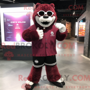Personaggio mascotte Maroon...