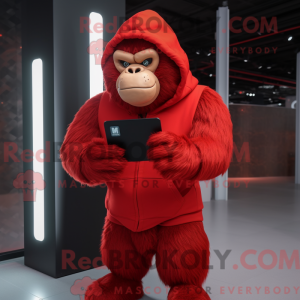 Mascot character of a Red...