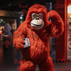 Mascot character of a Red...