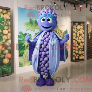 Mascot character of a Blue...