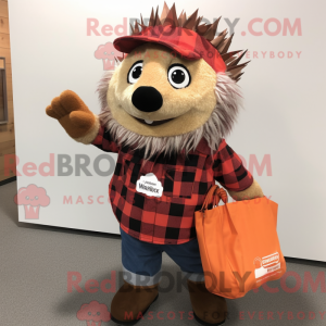 Mascottefiguur van een...