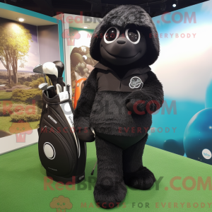 Mascot character of a Black...