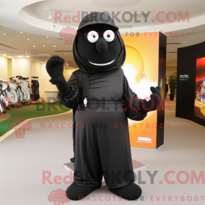 Mascot character of a Black...